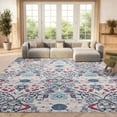 thumbnail image 4 of SAFAVIEH Brentwood Rudolf Southwestern Area Rug, Navy/Gray, 5'3" x 7'6", 4 of 11