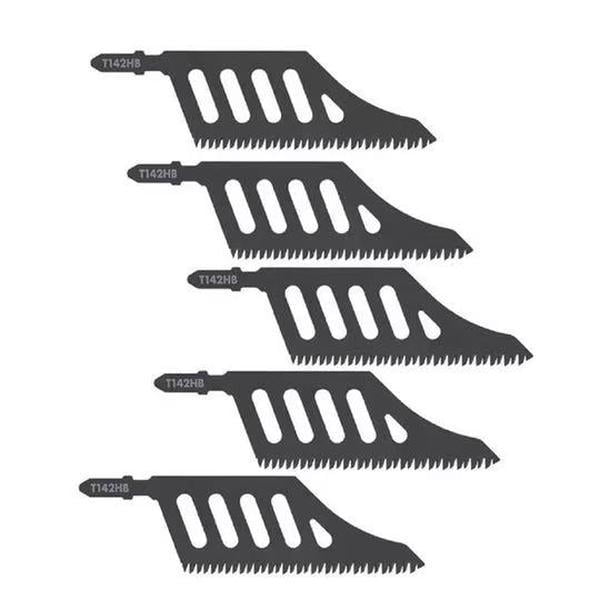 5-Pack Premium Steel T-Handle Jig Saw Blades | Engineered for Precision Cutting & Long-Lasting Durability