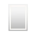thumbnail image 3 of Remy 24 in. W x 34 in. H Small Rectangular Frameless Antifog Front-Lit Wall Bathroom Vanity Mirror with Smart Touch, 3 of 15