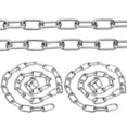 thumbnail image 1 of Stainless Steel Chain Link Small Light Duty for Various Applications and Uses 1 Meter x 5mm 2, 1 of 6