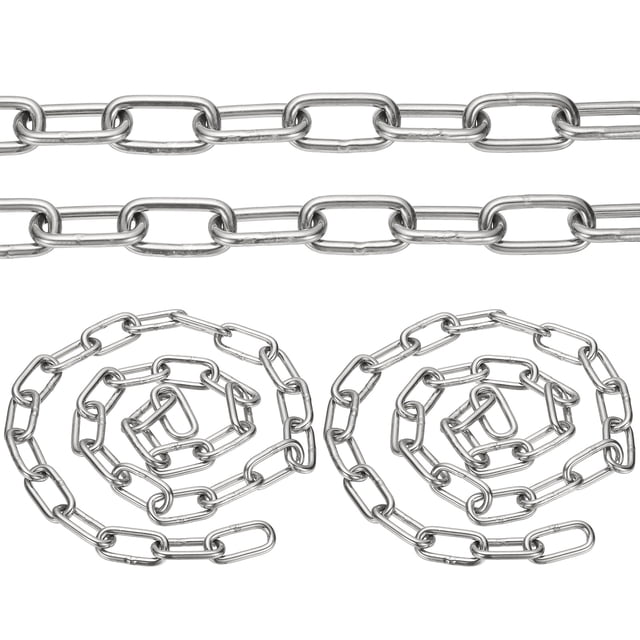 Stainless Steel Chain Link Small Light Duty for Various Applications and Uses 1 Meter x 5mm 2