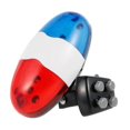 thumbnail image 1 of Bicycle Bell 6 LED 4 Tone Bicycle Horn Bike Call LED Bike Police Light Electronic Sound Loud Siren Kid Accessories Bike Scooter, 1 of 5