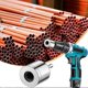 thumbnail image 2 of Metal Tube Cleaner For Drill Drill Metal Copper Tube Cleaning Brush Thoughtful Design Cleaning Tool For Cleaning And Preparing, 2 of 5