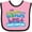 Pink and Black, variant on Inktastic Mail Carrier Grandpa Mailman Boys or Girls Baby Bib