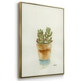 thumbnail image 3 of Succulent III Framed Premium Gallery Wrapped Canvas - Ready to Hang - 27 x 41 - Gold Floating Frame, 3 of 9