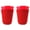 Bright Orange, variant on Blank Neoprene Party Cup Coolie (Variety Color 6 Pack)