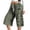 73Army Green391, variant on WERYOUNG Capri Pants For Women Drawstring Elastic Waist Straight Leg Trousers Palazzo Pants For Women Everyday Wear Breathable Bottom L