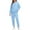 21# Light Blue, variant on Huankd Women's Fleece Tracksuit 2 Piece Lounge Set Oversized Hoodie Sweatshirt and Comfortable Joggers Fall Fashion Outfit Red XL