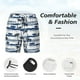 thumbnail image 3 of Balery Palm Tree Bañador para hombre, shorts de playa de secado rápido con entrepierna y forro de compresión-Medium, 3 of 6