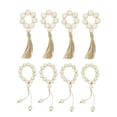 thumbnail image 3 of EeaseCA 8PCS Natural Wooden Bead Napkin Rings Table Ornament for Weddings Home Decoration (Style 1 and Style 2), 3 of 7