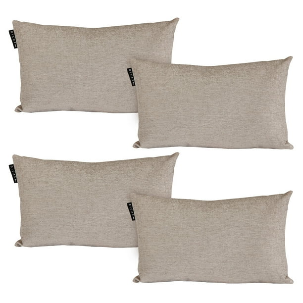 Cojin riñonera Decorativa Rectangular Set de 4 Niz Arena