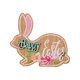 thumbnail image 1 of Letras de Pascua, manualidades de conejito, adornos de mesa, decoración de conejo para mesa, 1 of 5