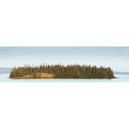 - Trees Covering An Island On Lake Superior At Sunset Thunder Bay Ontario Canada Poster Print (41 x 11)