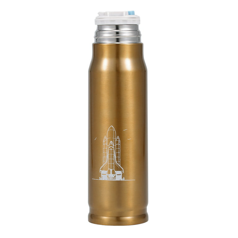 Water Bottle Stainless Steel 500ml Vacuum Insulated Water Bottle Bullet  Shape Travel Cup Keep Warm 
