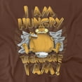thumbnail image 2 of Garfield T-Shirt Therefore I Am Unisex Graphic Tee For Men & Women, 2 of 7