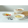 thumbnail image 4 of 6-Piece Soup Bowl Set, 20oz White Ceramic Cereal Bowls  Small Ceramic Bowl for Kitchen, Versatile Serving for Salad Oatmeal Rice etc, Microwave & Dishwasher Safe, 4 of 7