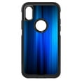 thumbnail image 1 of DistinctInk Custom SKIN / DECAL compatible with OtterBox Commuter for iPhone XR (6.1" Screen) - Bright Blue Curtain, 1 of 5