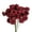 bright red, variant on Simulate 3 rose bouquets in rose red,3 Head Rose Artificial Flowers, Interior Decoration Valentine's Day Ornaments Scene Arrangement Props