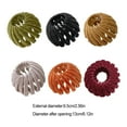 thumbnail image 5 of Linyer Female Birdnest Hairclip Decoration High Ponytail Fixed Grab Clip Hairband Claw Headwear Hair Styling Accessory for Working Khaki, 5 of 7