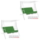 thumbnail image 4 of Moyic Gran oferta, cubierta de silla de 3 asientos para jardín al aire libre, cubierta de tienda de campaña con sombra para Patio, resistente al Type2 NO2 Moyic CBP158085, 4 of 6