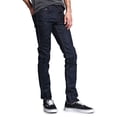 thumbnail image 3 of Victorious Men's Skinny Slim Fit Stretch Raw Denim Jeans - Multiple Colors & Sizes, 3 of 6