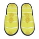 thumbnail image 1 of Fotbe Gold Pineapple Pantuflas Peludas para Mujer con Estampado, Zapatillas de Peluche, Zapatos de Invierno para Casa, Uso Interior y Exterior-Medium, 1 of 8