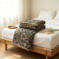 thumbnail image 4 of Printed Lightweight Summer Quilt – Soft Breathable Cotton Blanket for Air Conditioning Room, 39.37x59In Machine Washable, 4 of 7