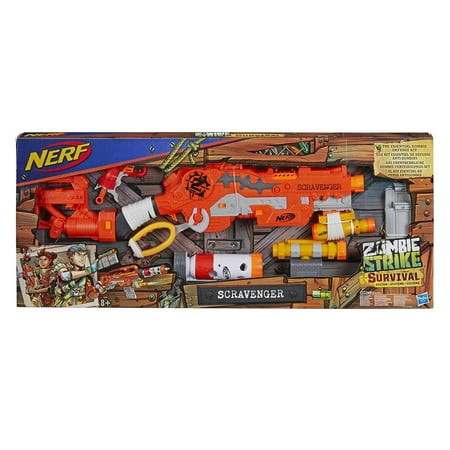 Scravenger Nerf Zombie Strike Toy Gun Blaster w/ Accessories Hasbro