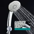 thumbnail image 4 of JeashCHAT Shower Head with Handheld , 5 Spray Modes/Settings Detachable High Pressure Shower Head, Skin and Hair Care Shower Accessories, Multi-functions Sprayer for Cleaning Tub, Tile, Pets, 4 of 9