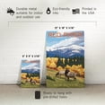 thumbnail image 5 of Red River, New Mexico, Elk and Mountains (12x18 Aluminum Art, Indoor Outdoor Metal Sign Decor), 5 of 5