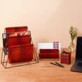 thumbnail image 2 of Leather Letter Holder, 2 of 4