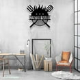thumbnail image 2 of Craftnamesign Custom Chef Tools Metal Wall Art LED Light, Custom Backyard Cooking Tool Name Sign, 2 of 5