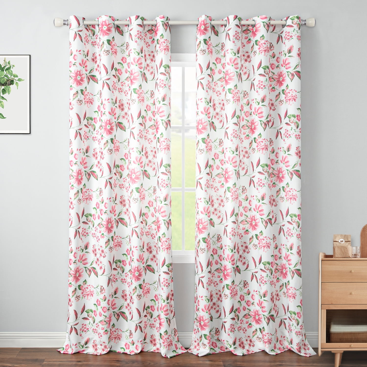 Bagaille Curtain ★ PINK Amazon.com: Kotile Pink Lace Curtains 54 Inch Length