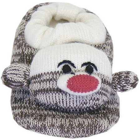 MUK LUKS Sock Monkey Slipper - Brown Tweed