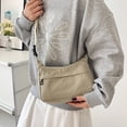 thumbnail image 2 of Faraee Crossbody Bag for Women Nylon Waterproof Shoulder Purse Large Capacity Messenger Bag Lightweight Antitheft Casual Pocketbooks Khaki, 2 of 9