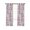 Pink, variant on Blue Flowers Blackout Curtains, Light Blocking Print Window Curtains, Farmhouse Pastoral Spring Botanical Plants Thermal Insulated Window Drapes for Living Room 2 Panels, 104"W x 63"L