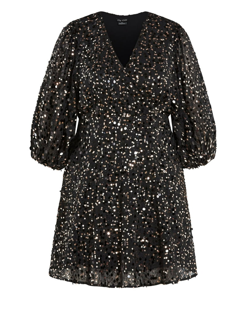 black cardigan over black dress Cropped Long Sleeve Cardigan – Monique Lhuillier main image 1