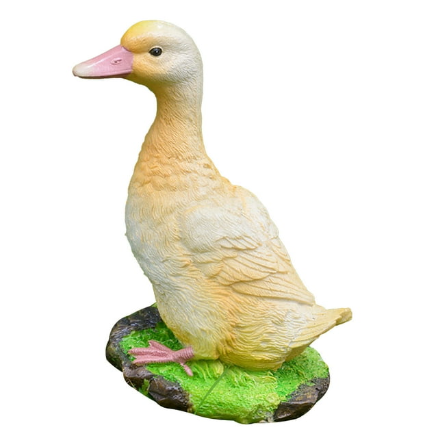 Estatua del Jardín de Patos, Decoración de la Valla de Pato Gracioso Estatua de Pato Estatua de Animales Estatuas de Pato Interior Para Escaleras de Jardín de Hogares, Granja,