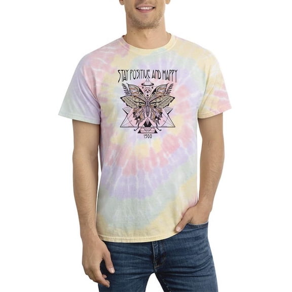 Positive And Happy Tie Dye Spiral Men -Image by Shutterstock, Male XX-Large