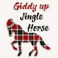 thumbnail image 2 of Phillip, Jamie 26x26 White Modern Wood Framed Museum Art Print Titled - Christmas Horse, 2 of 4