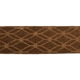 thumbnail image 2 of Vickerman Soft Brown Ribbon With Geometric Pattern, 2 of 2