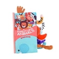 thumbnail image 1 of Libros para bebés, juguetes suaves para educación temprana, juguete sensorial, libro de tela con cola para relleno de medias, regalos de ducha, niños animales terrestres, 1 of 8