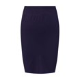 thumbnail image 3 of XVJRHAK Womens Skirt Womens Double Layer Hip Skirt Business Wear High Waist (Navy Blue,XL), 3 of 3