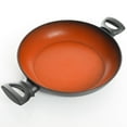 thumbnail image 4 of Tosca Terra-Cotta Aluminum Braiser Pan, 3-Quart, Black, 4 of 6
