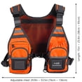 thumbnail image 3 of BASSDASH FV08 Ultra Lightweight Fly Fishing Vest for Men and Women Portable Chest Pack One Size Fits Most, 3 of 6