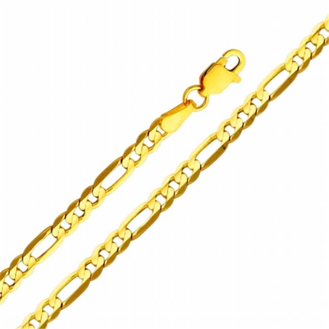 Jewelry 14k Yellow Gold 3.1-mm Figaro 