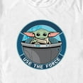 thumbnail image 2 of Men's Star Wars: The Mandalorian Grogu Use the Force Badge Graphic Tee White X Large, 2 of 5