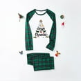 thumbnail image 6 of 2025 Family Matching Christmas Pajamas Set,Chrismas Printed Long-Sleeved Tshirt Tops and Plaid Trousers Holiday Sleevewear Family Parent-Child Clothing, 6 of 6