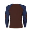 thumbnail image 4 of OIOLOYJM Waffle Shirts for Men Casual Henley Workout Golf Shirts Long Sleeve Knit T-Shirt Thermal Warm Soft Button Comfort Tops Coffee S, 4 of 5