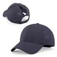 thumbnail image 4 of IUYRTFE Women's Quick Dry Ponytail Baseball Cap Breathable Perforated Mesh Summer Sports Running Hat, 4 of 9